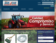Tablet Screenshot of mejor.com.mx